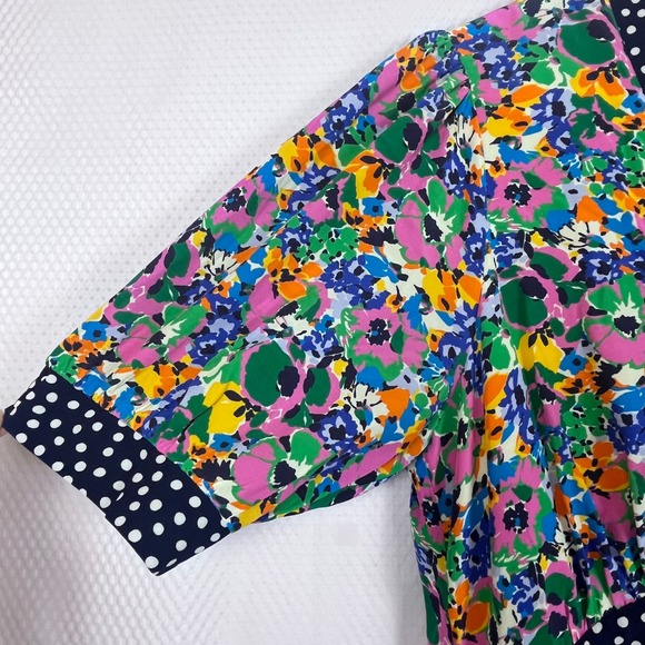 Boden Elsa Midi Tea Floral Dress w/ Pockets Women 12R (K685) - Picture 7 of 11